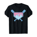 T-Shirt - Fun Ice Cream Softball & Baseball Design, Cotton Men's Tee, Casual Wear for Sports Fans Made in USA Hoodie,...