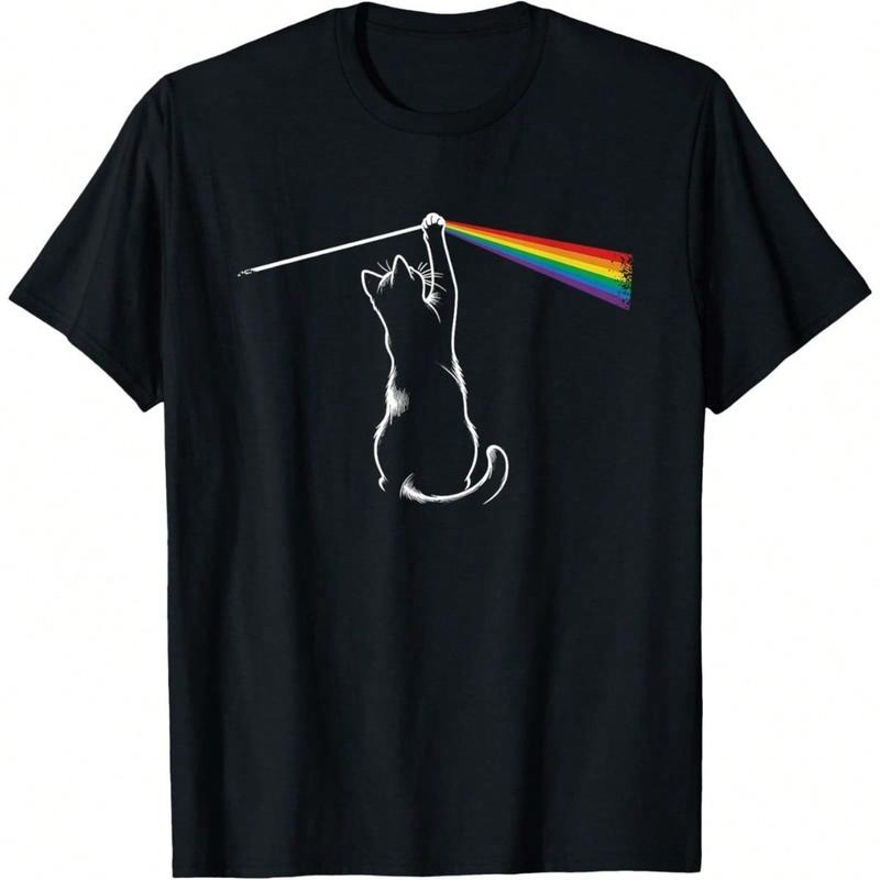 T-Shirt For Men Men'WB shield Graphic T-Shirt Funny Cat Rock Music Gift Men Kids Funny Cat T-Shirt Hoodie, Sweatshirt