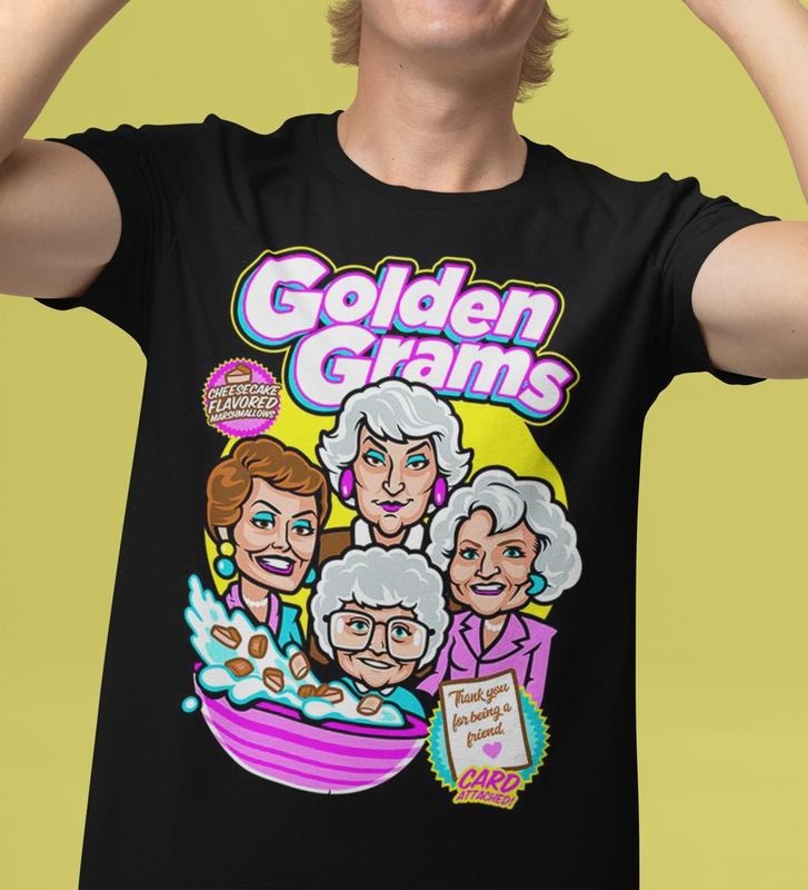 T-Shirt Golden Grams Golden Girls TV Show Graphic Tee Hoodie, Sweatshirt | RetroVerseTees.com