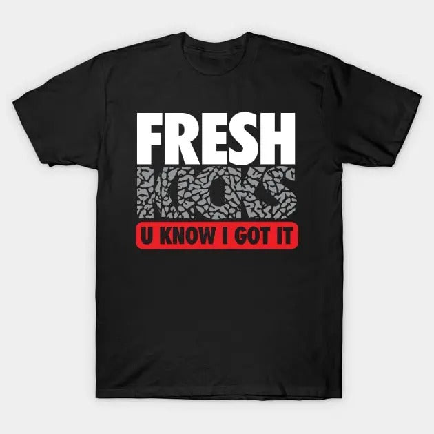 T Shirt Kobe Fresh Kicks U Know I Got It Cement Casual Cotton Hoodie, Sweatshirt | RetroVerseTees.com