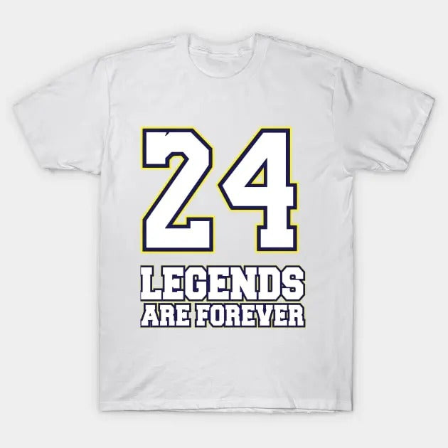 T Shirt Kobe Kobe Bryant 24 Casual Cotton Hoodie, Sweatshirt | RetroVerseTees.com