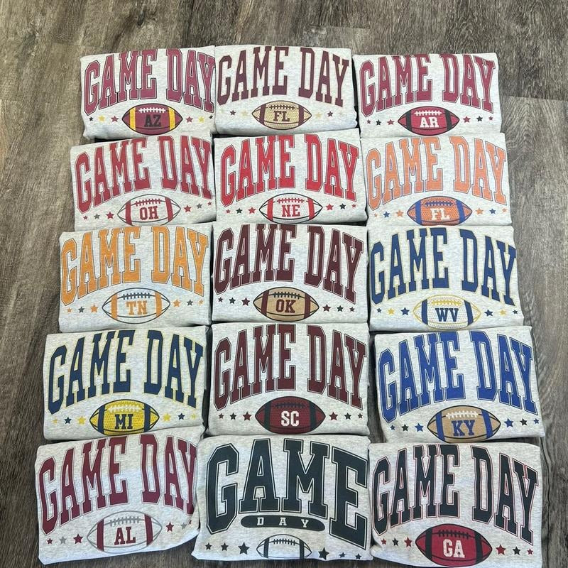Game Day Sweatshirt/T-Shirt Hoodie | RetroVerseTees.com