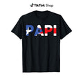 T-shirt - Puerto Rican flag, ideal for TNF'WB shield Day, suitable for Puerto Rico, casual loose fit, machine washable,...
