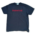T-shirt Diabolical Embroidered Comfort Color TEE, Alt Fashion, Alternative Hoodie, Sweatshirt | RetroVerseTees.com