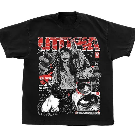 T-shirt Utopia Cotton Unisex T-Shirt, Crew Neck, Size S- 3XL, Menswear Top, Womenswear Top Underwear Streetwear Tshirt...