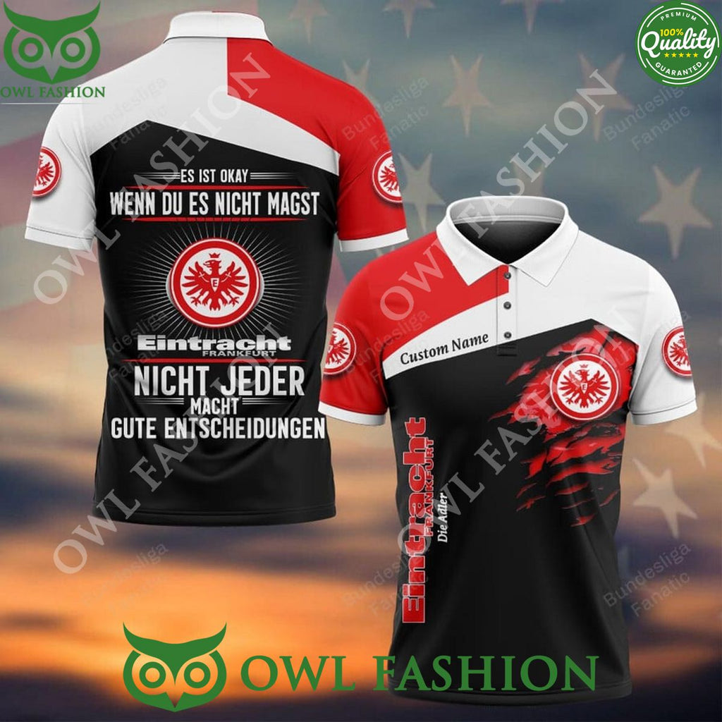 Eintracht Frankfurt Custom name Est Ist okay Nicht Jeder hoodie shirt