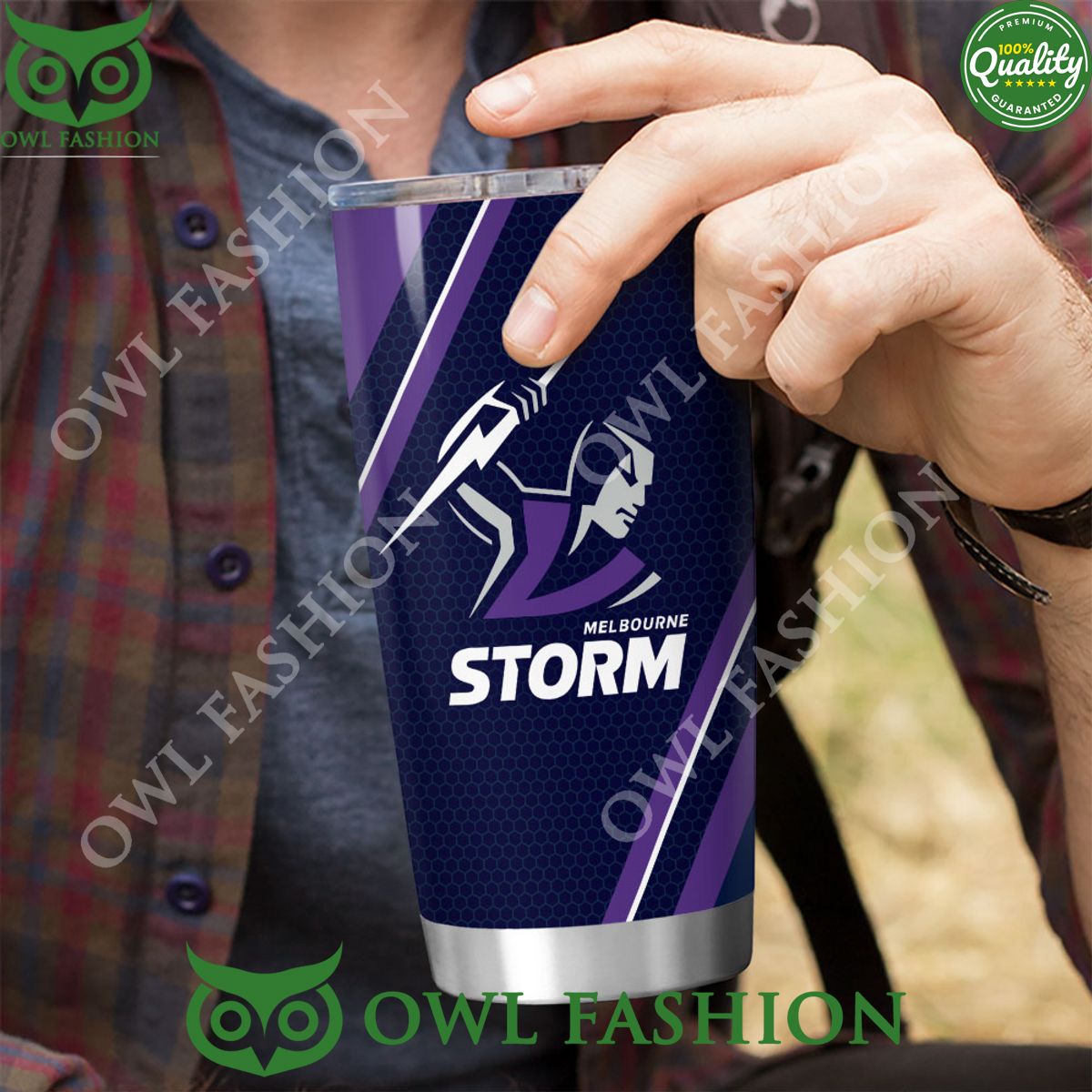 Melbourne Storm Logo Rugby Australia Tumber Cup