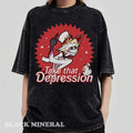 TAKE THAT DEPRESSION T-Shirt, Lucifer Morningstar T-Shirt, Lucifer Hazbin Hotel Shirt, Lucifer Vivziepop T-Shirt, Cartoon...