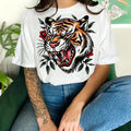 TATTOO STYLE TIGER DTF Transfers - THIS IS NOT A SHIRT Hoodie, Sweatshirt | RetroVerseTees.com