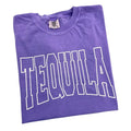 TEQUILA White Puff Comfort Colors T-Shirt Hoodie, Sweatshirt | RetroVerseTees.com