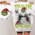 THUG LIFE Shirt, Christmas Sweatshirt, Wonderful Time Shirt, Retro Christmas Shirt, Merry Christmas Shirt, Unisex Tee...