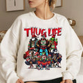 THUGLIFE Christmas Shirt, Christmas Movies Shirt, Xmas Graphic Tee Unisex Hoodie, Sweatshirt | RetroVerseTees.com