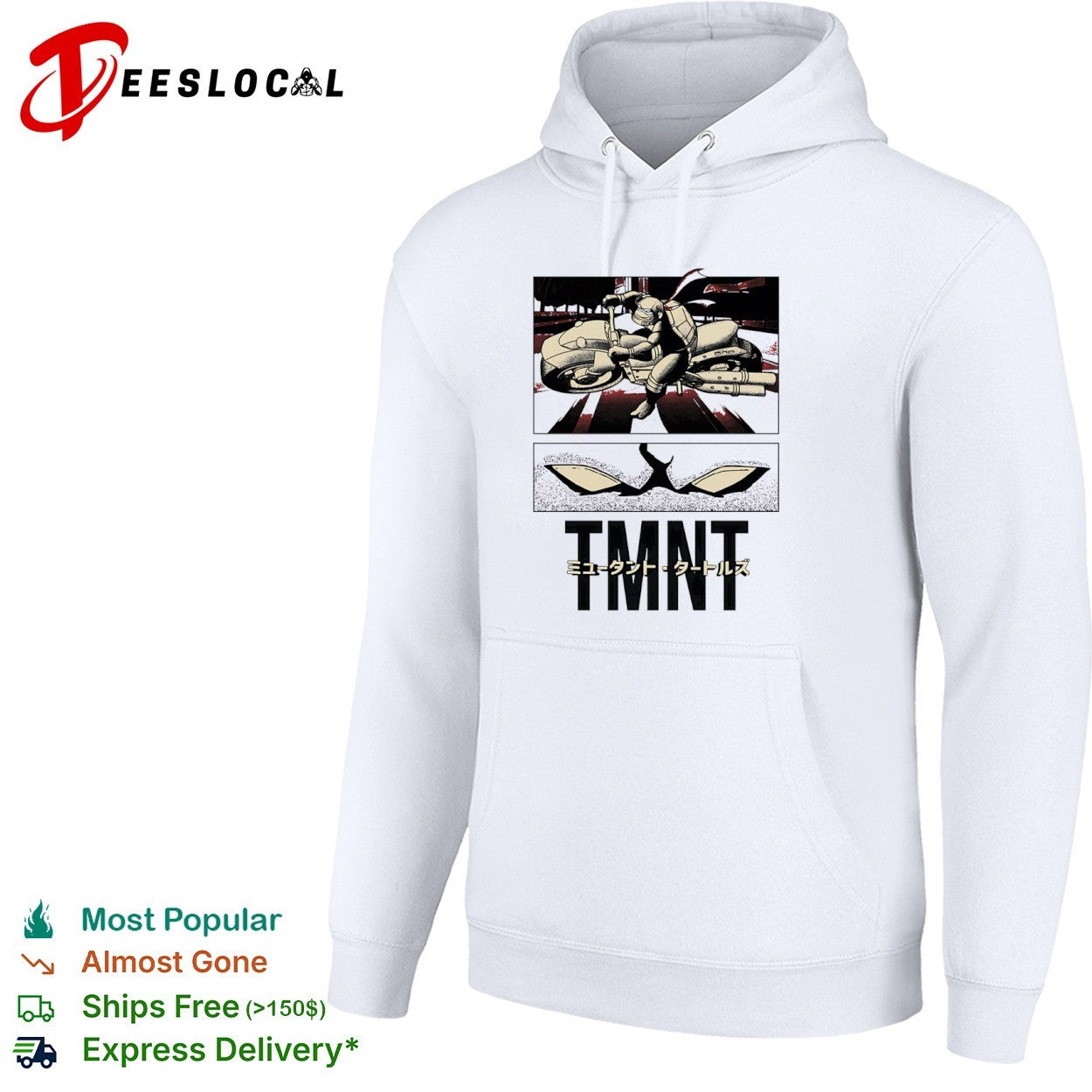 TMNT Mutant Turtles Motorcycle Anime Style shirt