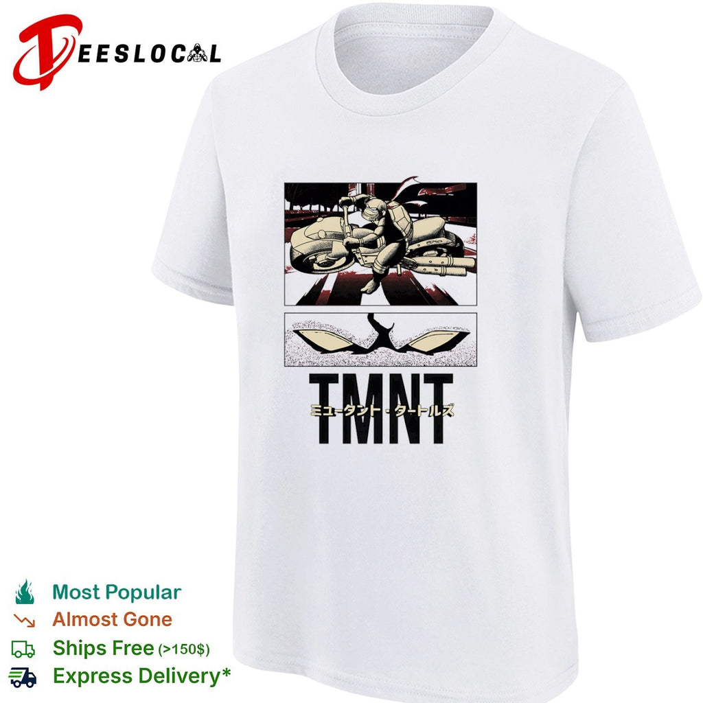 TMNT Mutant Turtles Motorcycle Anime Style shirt
