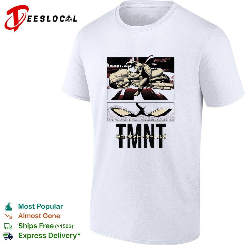 TMNT Mutant Turtles Motorcycle Anime Style shirt