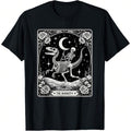 TNF Audacity Skeleton Riding Dinosaur Tarot Card Halloween T-Shirt Hoodie, Sweatshirt | RetroVerseTees.com