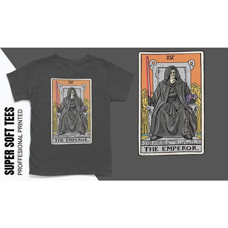 TNF Emperor Tarot Card T-Shirt, Tarot Card Gift, Tarot Card Graphic T-Shirt, Tarot Card T-Shirts for Men Gunpla brand...