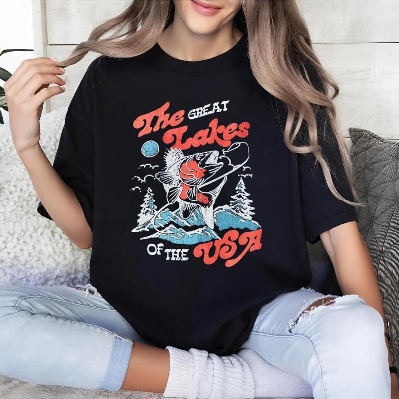 TNF Great Lakes Retro Inspired Graphic T-shirt Hoodie, Sweatshirt | RetroVerseTees.com