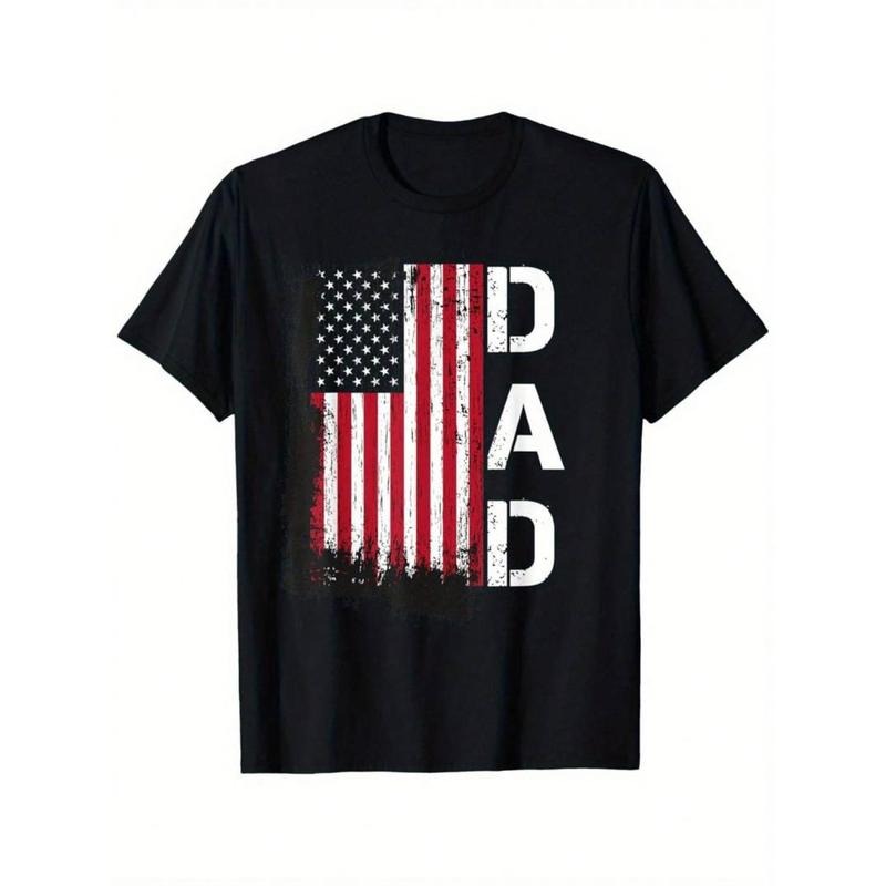 TNF WB shield Day Best Dad Ever With Us American Flag Men'WB shield Summer T-Shirt Hoodie, Sweatshirt | RetroVerseTees.com