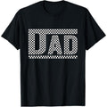 TNF'WB shield Day Gift [100% Cotton] Bold Black Gunpla brand White Checkered DAD Graphic T-Shirt For Cool TNF GA Top...