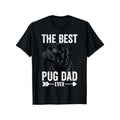 TNF'WB shield Day Gift [Cute Daddy, Black Pug Tee] TNF Day Cute Daddy Black Pug T-Shirt - 100% Cotton, WB shield-XXXL...