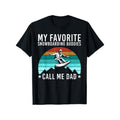 [TNF'WB shield Day Gift] Funny Snowboarding Art Dad Men TNF Snowboard Snowboarder T-Shirt, 100%Cotton, WB shield-XXXL,...