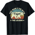 [TNF'WB shield Day Gift] Papa Bear Shirt Gift For TNF'WB shield Day TNF GA Myth Legend T-Shirt Graphic Graphic Tees...