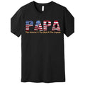 [TNF'WB shield Day Gift] Papa TNF Veteran, Myth & Legend - Men'WB shield FOG Cotton T-Shirt | Casual & Stylish for Casual...