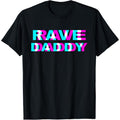 [TNF'WB shield Day Gift] Rave Daddy EDM Music Festival TNF Optical Illusion Trippy T-Shirt Graphic Graphic Tees Hoodie,...