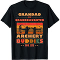 [TNF'WB shield Day Gift] Sincere Granddaughter Grandad Buddies For Life Archery T-Shirt Graphic Graphic Tees Hoodie,...