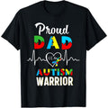 [TNF'WB shield Day Gift] proud autism Dad Autism awareness warrior matching family T-Shirt Graphic Graphic Tees Hoodie,...