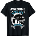 TNF'WB shield Day Gift Awesome Like My Daughter Funny Fishing Dad TNF Day Tees T-Shirt Graphic GA Hoodie, Sweatshirt