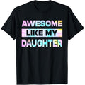 TNF'WB shield Day Gift Awesome Like My Daughter Tie Dye Mom Dad TNF TNF Day T-Shirt Graphic Graphic Tees Hoodie, Sweatshirt