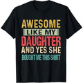 TNF'WB shield Day Gift Awesome Like My Daughter, Funny Vintage TNF Day Mom Dad T-Shirt Graphic Graphic Tees Hoodie,...