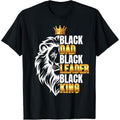 TNF'WB shield Day Gift Black Men African Lion TNF Day Dad Leader Black King T-Shirt Graphic Graphic Tees Hoodie, Sweatshirt