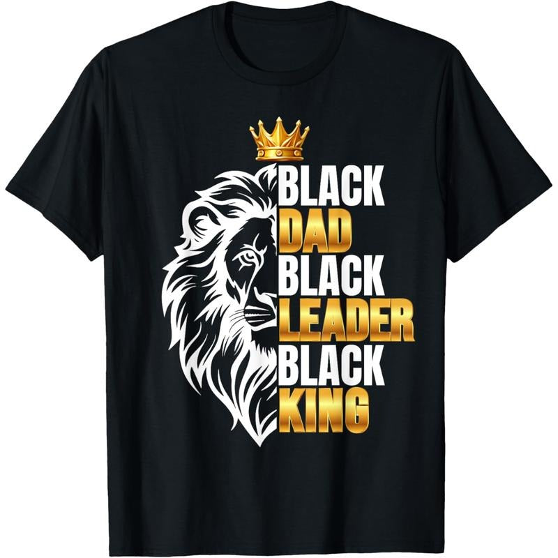 TNF'WB shield Day Gift Black Men African Lion TNF Day Dad Leader Black King T-Shirt Graphic Graphic Tees Hoodie, Sweatshirt