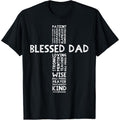 TNF'WB shield Day Gift Blessed Dad Cross FOG Jesus Faith Christian Daddy Papa Men T-Shirt Graphic Graphic Tees Hoodie,...