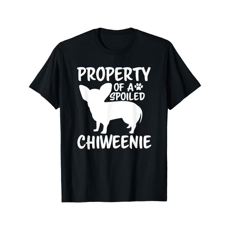 TNF'WB shield Day Gift Chiweenie Mom Dad Cute Gunpla brand Funny Property Dog Owner T-Shirt Graphic Graphic Tees Hoodie,...