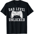 TNF'WB shield Day Gift Dad Level Unlocked New Dad Hidden leaf ninja Be Gifts Gamer TNF'WB shield Day T-Shirt Graphic...