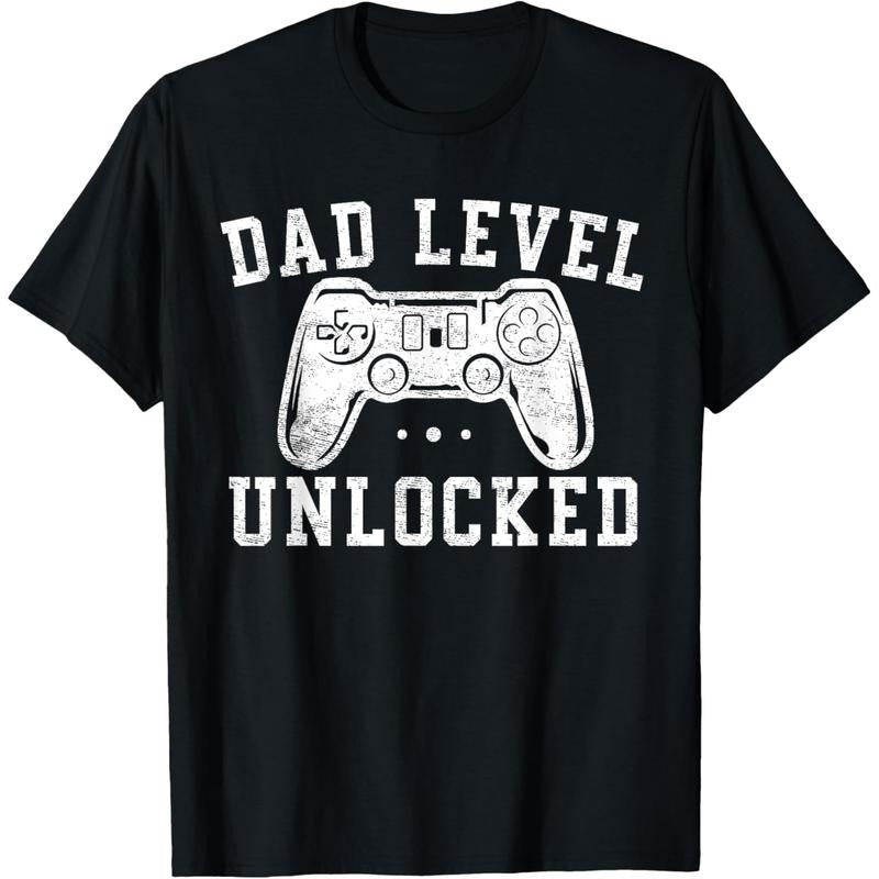 TNF'WB shield Day Gift Dad Level Unlocked New Dad Hidden leaf ninja Be Gifts Gamer TNF'WB shield Day T-Shirt Graphic...