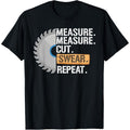 TNF'WB shield Day Gift Funny Dad Measure Cut Swear Repeat Handyman TNF Day T-Shirt Graphic Graphic Tees Hoodie, Sweatshirt