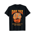 TNF'WB shield Day Gift Funny Dad Tax Halloween Graphic Tee - 100% Cotton, Casual Loose Fit, Machine Washable