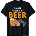 TNF'WB shield Day Gift Gamer Fueled By Funny Video Game Gaming Husband Dad Papa Men T-Shirt Graphic Graphic Tees Hoodie,...