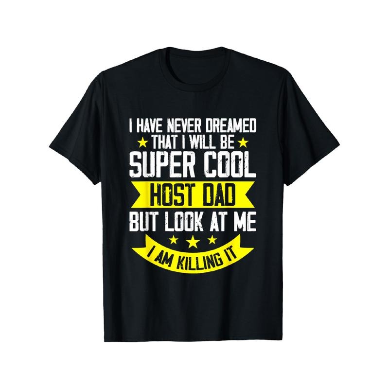 TNF'WB shield Day Gift Host Parent Foreign Exchange Student Study Abroad Host Dad T-Shirt Graphic Graphic Tees Hoodie,...