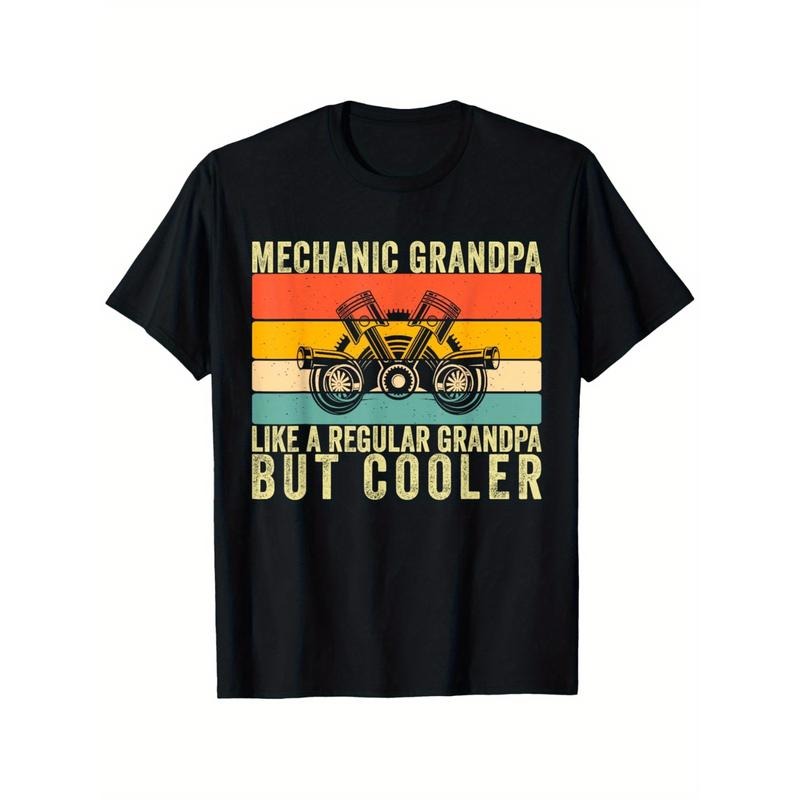 TNF'WB shield Day Gift Mechanic Grandpa Design T-Shirt for Summer Spring Athletic Style Comfort Fit As Gifts Hoodie,...