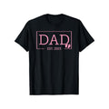 TNF'WB shield Day Gift Men'WB shield Cotton Crew Neck T-Shirt - "Dad Est 2025" Graphic Tee, Short Sleeve, Regular Fit,...