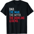 TNF'WB shield Day Gift Mens Bowling Legend Gift For Dad'WB shield Who Bowl T-Shirt Graphic Graphic Tees Hoodie, Sweatshirt