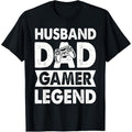 TNF'WB shield Day Gift Mens Funny Gamer Dad Shirt TNF Day Husband Video Game Legend T-Shirt Graphic Graphic Tees Hoodie,...