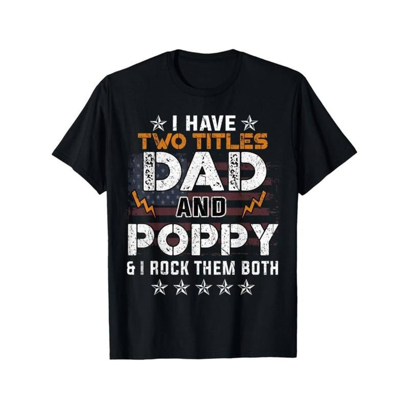 TNF'WB shield Day Gift Mens Funny Swoosh Have Two Titles Dad Gunpla brand Poppy TNF'WB shield Day T-Shirt Graphic Graphic...