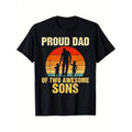 TNF'WB shield Day Gift Proud Dad FOG Two Awesome Sons Dad FOG 2 Two Boys Best TNF T-Shirt Graphic Graphic Tees Hoodie,...